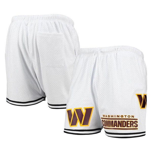 Men's Washington Commanders White Shorts
